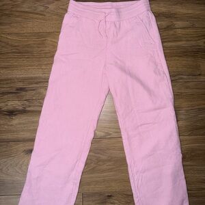 abercrombie kids Light Pink Drawstring Jogger Pants